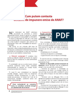 Cum Putem Contesta Deciziile de Impunere Emise de Anaf PDF
