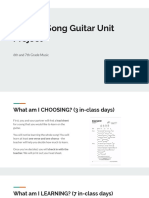 Grab-A-Song Guitar Unit Project: 6th and 7th Grade Music