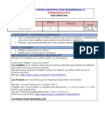 Múltiplos y factores en matemáticas