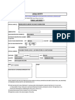 Legal entity sheet Annex D