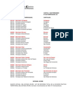 Entidad Apure: 7 municipios y 26 parroquias