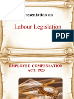 Presentation On: Labour Legislation
