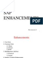 SAP Enhancements: - Bhavannarayana .S
