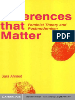 Sara Ahmed - Differences that Matter_ Feminist Theory and Postmodernism (1999).pdf