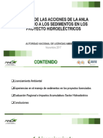 4 Estado Acciones ANLA Sedimentos Proyecto Hidroelectrico PDF