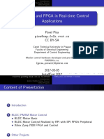 GNU/Linux and FPGA in Real-Time Control Applications: Pavel Pisa Pisa@cmp - Felk.cvut - CZ CC By-Sa