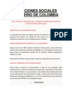 Mper - Arch - 23387 - PRESTACIONES SOCIALES MAGISTERIO DE COLOMBIA PDF