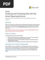 Analyzing and Visualizing Data With SQL Server Reporting Services