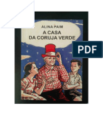 Alina Paim - A Casa Da Coruja Verde - Ed 2019 - Capa