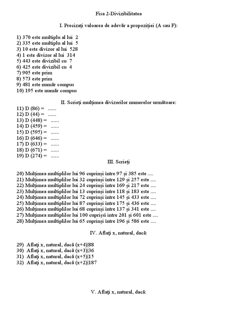 Fisa 2 | PDF