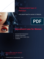 Harassment Law in Pakistan