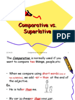 Comparative vs. Superlative