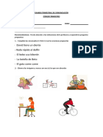 Examen Trimestral de Comunicación