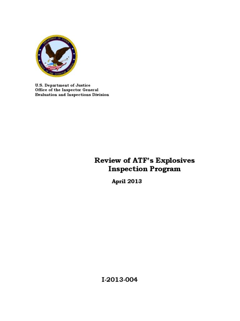 2013 Explosives PDF | PDF | Bureau Of Alcohol | Regulatory Compliance