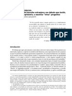 El regreso del búmeran: análisis crítico de los préstamos del derecho extranjero