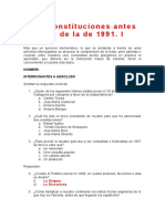 II. CONSTITUCIONES ANTES DE LA DE 1991 I. Ejercicios 2