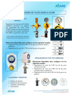 Reguladores-Acare-Gentec VACIO PDF