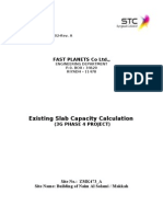 Existing Slab Capacity Calculation: Fast Planets Co LTD.