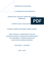 ANALISIS Y MONITOREO DE SGA DE RESIDUOS  SOLIDOS Y LIQUIDOS (2)