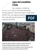 La Cronología Del Estallido Social de Chile - Chile en DW - DW - 25.11.2019