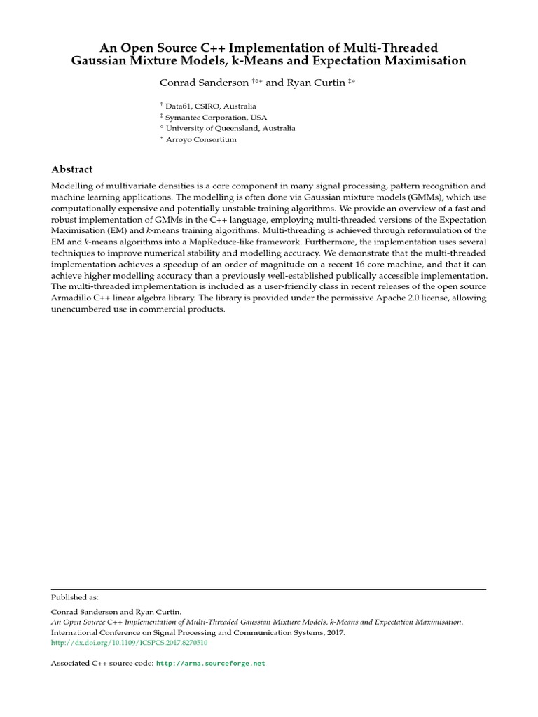 C++ Armadillo Specifications | PDF | Covariance Matrix | Matrix ...