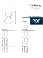 Cello Size and Dimension Guide | PDF | Cello | Musical Instruments