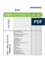 Cronograma de Capacitaciones