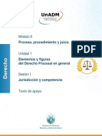 Módulo 6: Proceso, Procedimiento y Juicio