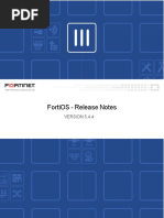 Fortios v5.4.4 Release Notes PDF