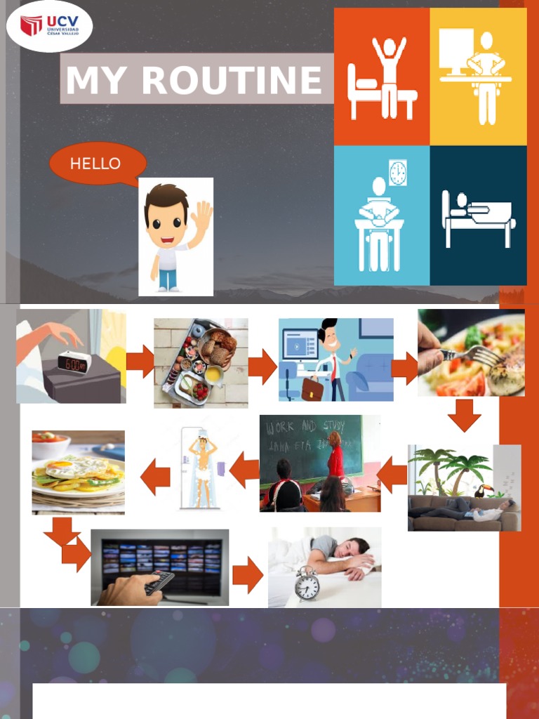 My Daily Routine Explained | PDF
