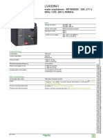 Product Data Sheet: Motor-Mechanism - MT400/630 - 208..277 V 60Hz / 220..240 V 50/60Hz