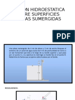 PRESION HIDROESTATICA SOBRE SUPERFICIES PLANAS SUMERGIDAS.pptx