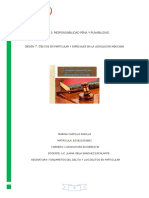 Unidad 3. Responsabilidad Pena Y Punabilidad.: Esión Elitos EN Particular Y Especiales EN LA Legislación Mexicana