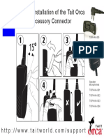 Correct Installation of The Tait Orca Accessory Connector: TOPA-AA-005