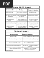 Smooth vs. Bumpy Speech Guide | PDF