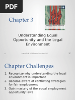 Understanding Equal Opportunity and The Legal Environment