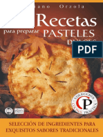 84 Recetas para Preparar Pasteles Dulces PDF