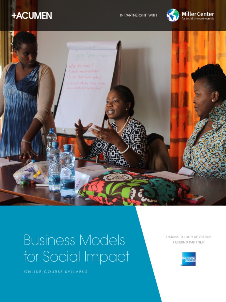 Business Models For Social Impact: in Partnership With | PDF | Business ...