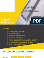 Towerex Extrusion: SAP System Review Document Sep 2017