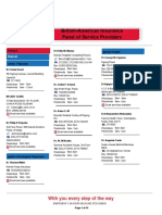 Corporate Medical Providers Panel List