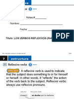 Chapter 7 Reflexive Verbs