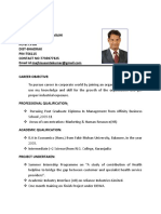 Susanta Kumar Majhi Resume for Corporate Career