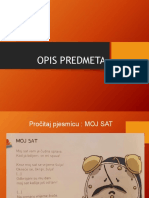 Opis Predmeta