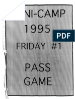 1995 Kansas City Chiefs Mini Camp Offense
