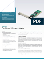 Fast Ethernet PCI Network Adapter: Product Highlights