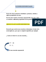 Guía Ecuaciones Exponenciales