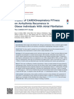 11. Impact of cardiorespiratory fitnessn on Arrhythmia Recurrence in Obese Individuals With Atrial Fibrillation