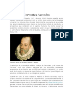 Biografia de Miguel de Servante Saabedra