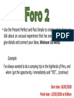 Ciclo X - Foro 02 PDF