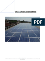 Curso Instalador Fotovoltaico